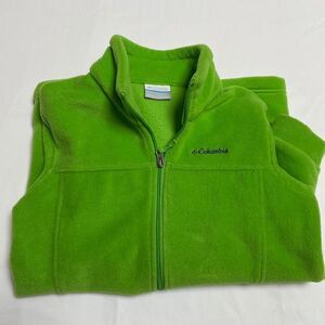 Columbia Lime Green Fleece Jacket